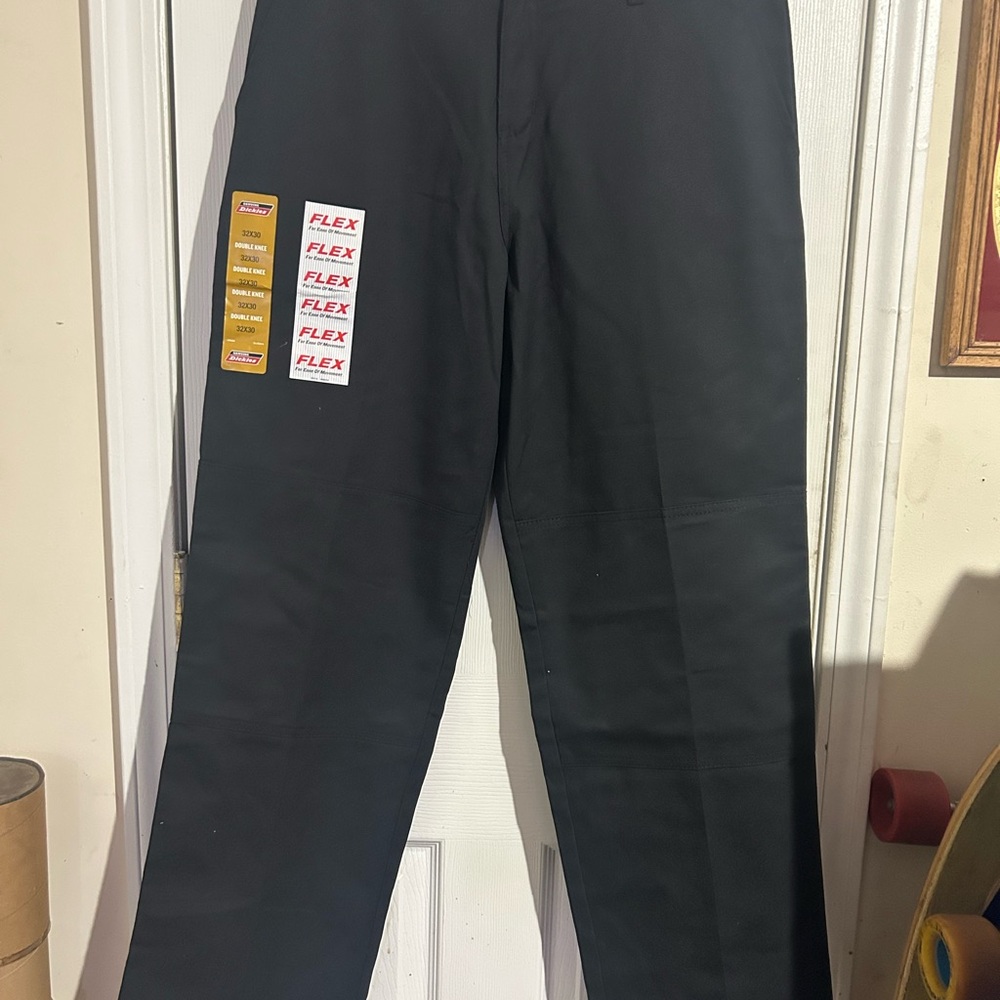 Dickies Men's Black Flex Chinos